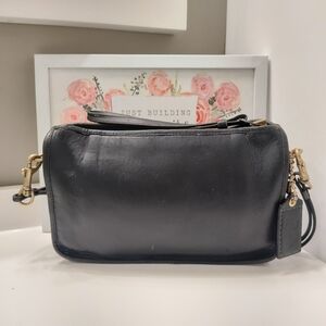 🖤 Vintage 1970's Coach #3234 Bonnie Cashin Genuine Smooth Leather Crossbody Bag